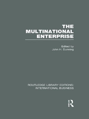 cover image of The Multinational Enterprise (RLE International Business)